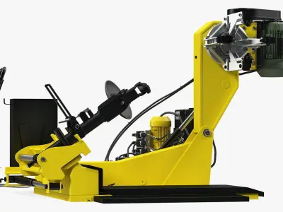 Truck Tyre Changing Machine 3D model