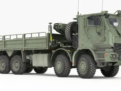 Mercedes-Benz Actros AHSVS cargo truck 3D model