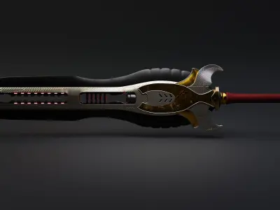 Gauss Sword 3D model