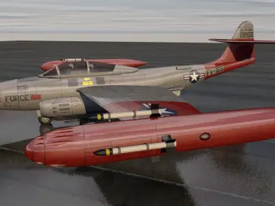 Northrop F-89 Scorpion 3D model
