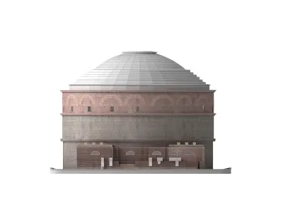 Pantheon in Rome Italy 3D model