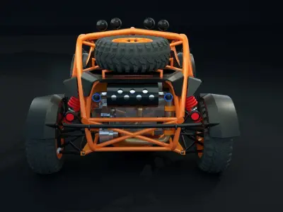  Ariel Nomad Buggy Car 3D model