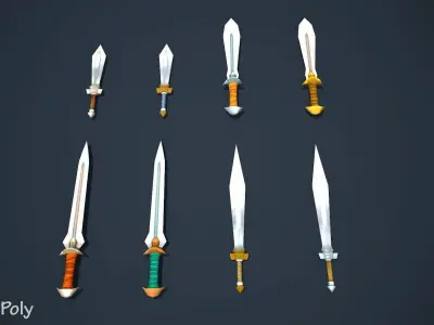 Fantasy Treasure Pack Low-poly 3D model