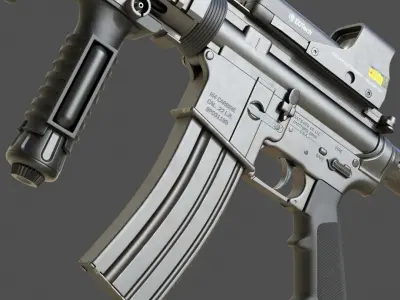 M4 Carbine 01 3D model