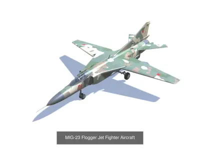 USSR and Russia Jet Fighter Aircrafts Bundle 3D Model Collection