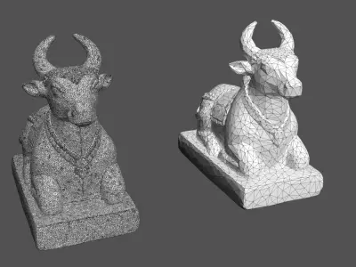 Ancient Khmer Statues Pack A-250523 3D Model Collection