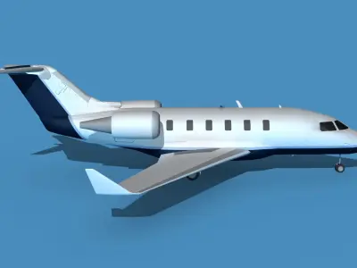 Bombardier CL604 Challenger V05 3D model