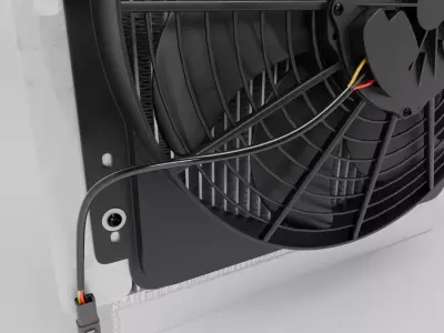 Mishimoto Heat Exchanger 3D model