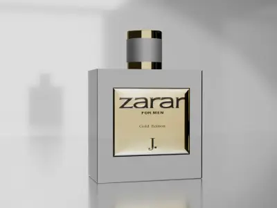 Zarar Perfume Bottle Special Low-poly 3D model