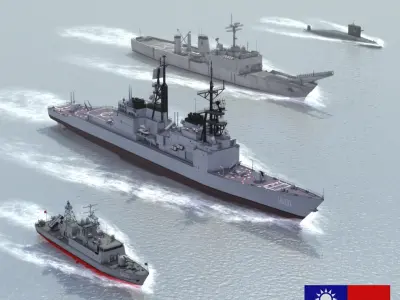 Taiwan Navy Set 01 3D model