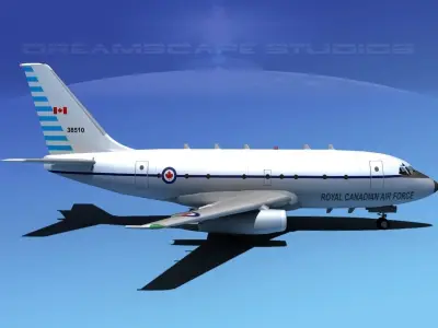 Boeing T-43 RCAF Military Jet 3D model