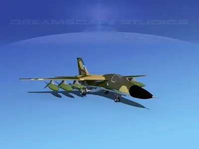 General Dynamics FB-111 Aardvark V08 3D model