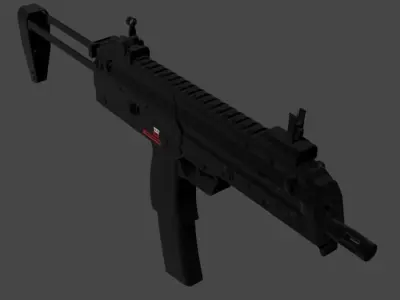 HK MP7 Low-poly 3D model