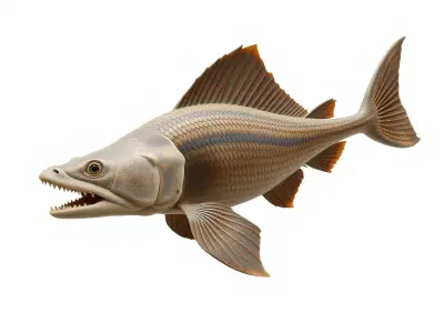 Prehistoric Fish D Model Pack with PBR Textures Low-poly 3D model