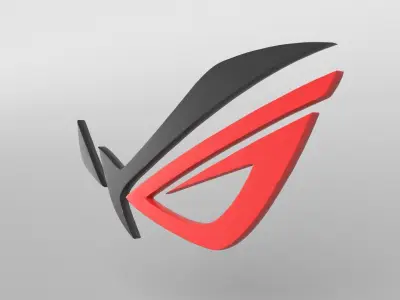 ROG Logo version1 002 Free low-poly 3D model