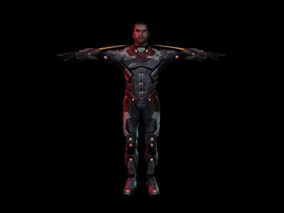 Sci-fi Outer Space 3D model