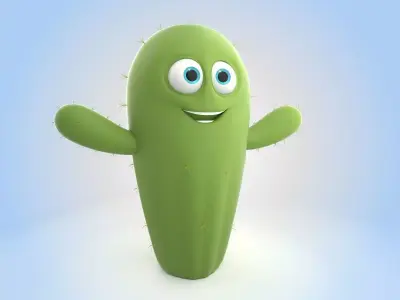 Cactus 3D model
