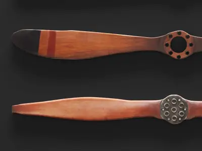 Set propeller by Authentic Models and UMA Enterpri 3D 3D model