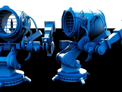 DETAILED PROP AUTODEK MAYA 2019 Low-poly 3D model