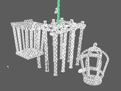 Bambu cage 3D model