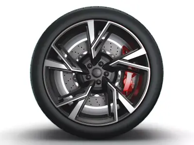 Audi RS6 wheel 3D model