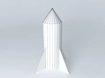 mystery missile Free 3D model