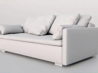 Decent Modular Sofa  Free 3D model