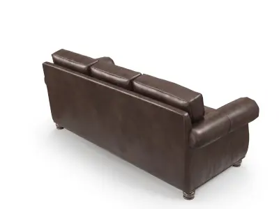 Roselake Leather Sofa Created For Macys Free 3D model