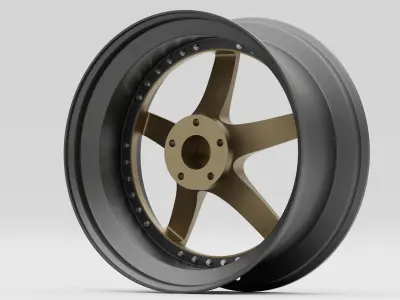 Forgedlite DC1 2PC Rim 3D model