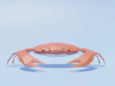 Low poly Fish pack  Ocean animals  Low-poly 3D model