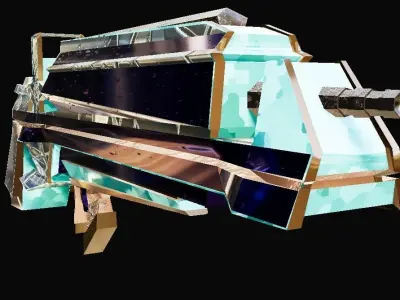 Sci-Fi Style Gun 3D model