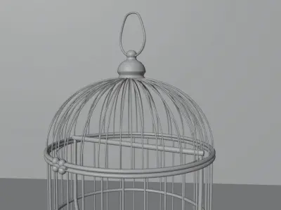 Bird Cage 001 3D model