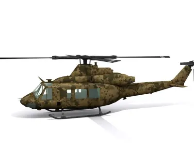 UH 2 Venom Low-poly 3D model