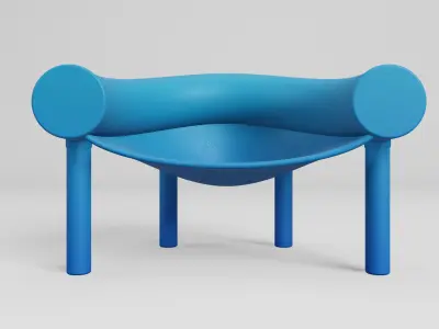 Lounge Sam Son Chair Magis Free 3D model