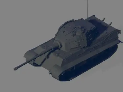 Tiger II H Sla 16 3D model