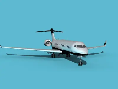 Bombardier Global 7000 V04 3D model