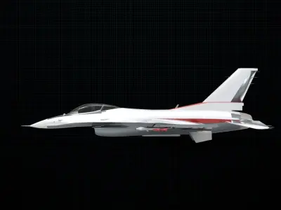 Mitsubishi F-2 1 3D model