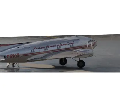 Boeing 307 Stratoliner 3D model
