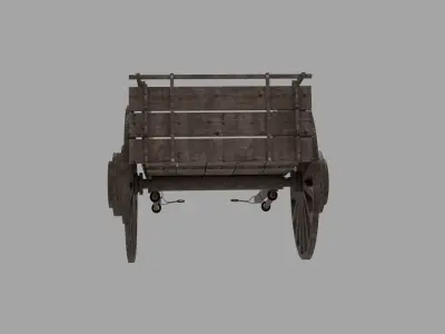 Oxcart 3D model
