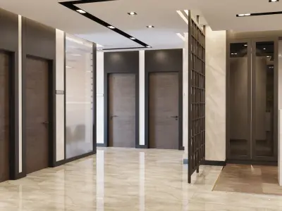 Office Scene 04 3D Model 3D model