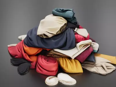 Dirthy Cloths 01 3D print model