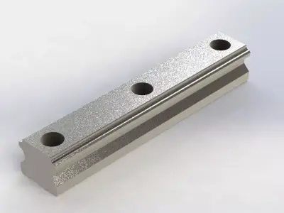 Guia Linear OBR A 55R Linear Guide 3D model