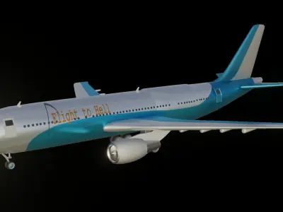 Aeroplane - Flight to Hell 3D model
