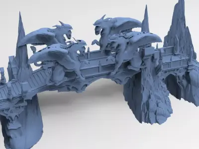 Perseus Medusa Bridge 3D model