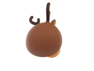 Prop152 Reindeer Head 3D model