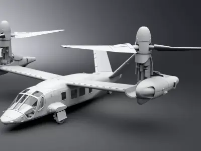 Bell V280 Valor scale model 3D print model