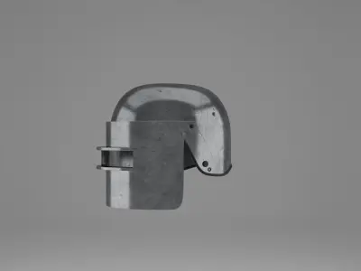 War Helmet - Game Ready 3D model