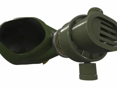 Gas Mask 07 3D model