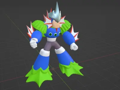 Neptune Mega Man V 3D model