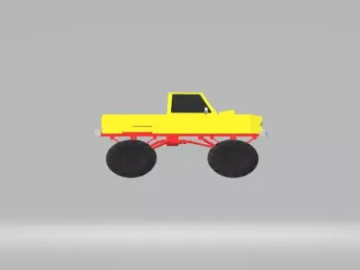 4x4 truck Free low-poly 3D model